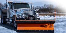 SnowDogg® Snow Plow on a municipal truck