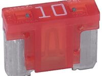 MINI LOW PROFILE 10 AMP BLADE FUSE -BUSSMANN-RED -5 PACK-ATM105LPPK