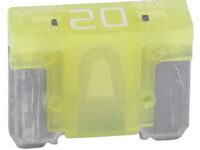 MINI LOW PROFILE 20 AMP BLADE FUSE-BUSSMANN-YELLOW-5 PACK-ATM205LPPK