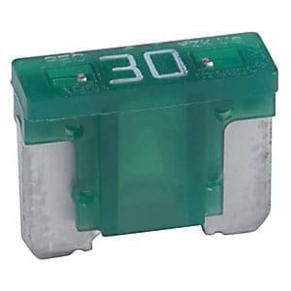 MINI LOW PROFILE 30 AMP BLADE FUSE-BUSSMANN-GREEN-5 PACK -ATM305LPPK