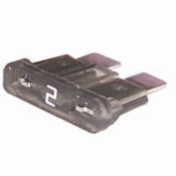 ATC BLADE FUSE 2 AMP - BUSSMANN - GREY - ATC2