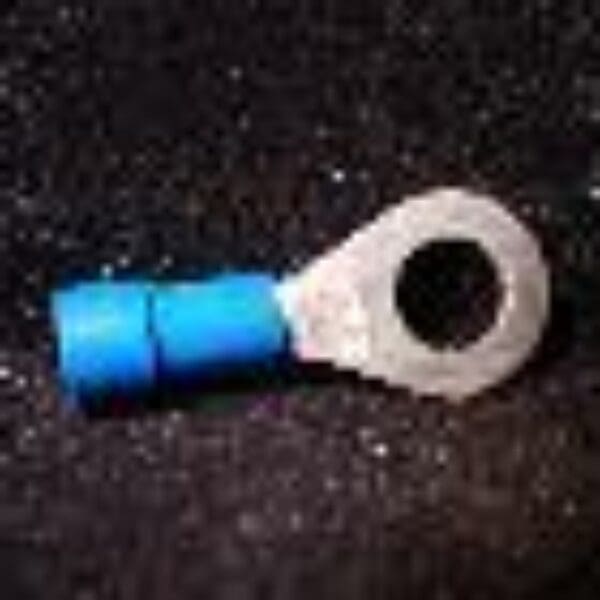 16-14 AWG 1/4" EYELET PVC INSULATED RING TERMINAL - B22514