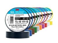 3M™ Temflex™ Vinyl Electrical Tape 165 Black - 1653m