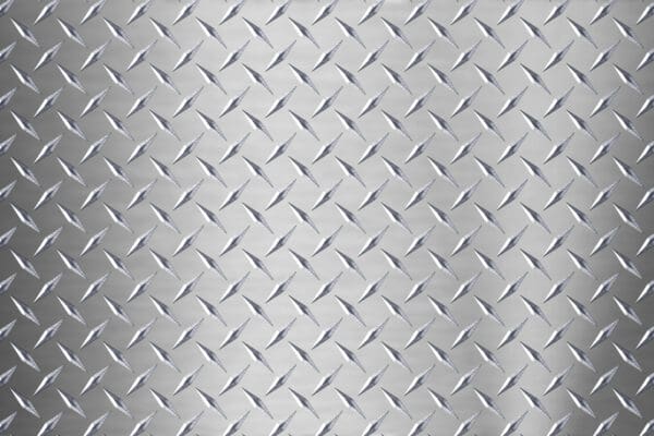 Background of metal diamond plate