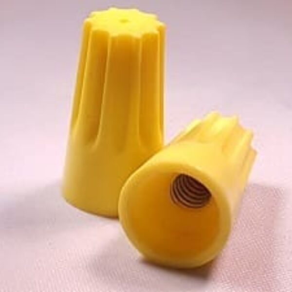 10-18 WGA TWIST ON WIRE CONNECTORS/NUTS -YELLOW -TLY